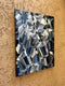 Original art for sale at UGallery.com | Blue Chip Coffee by Rachel Srinivasan | $1,500 | oil painting | 40' h x 30' w | thumbnail 2