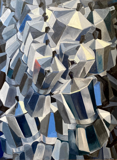 Blue Chip Coffee by Rachel Srinivasan | Artwork Main Image