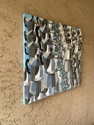 Contradiction Coffee by Rachel Srinivasan |  Side View of Artwork 