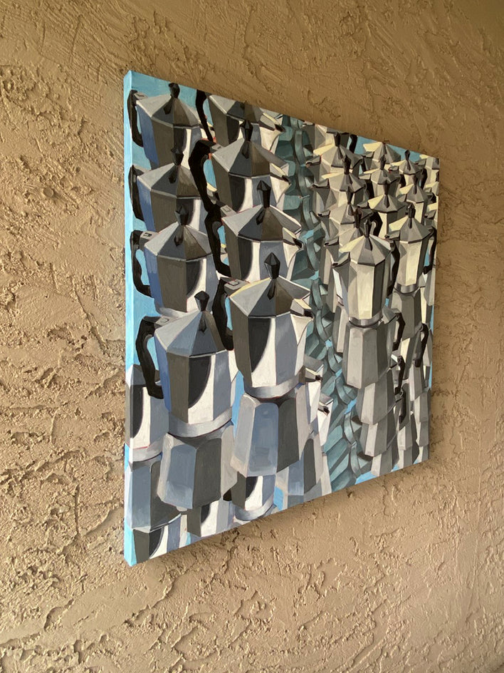 Contradiction Coffee by Rachel Srinivasan |  Side View of Artwork 