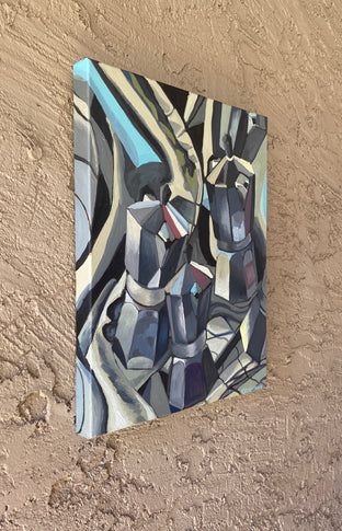 Cubist Coffee II by Rachel Srinivasan |  Side View of Artwork 