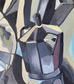 Cubist Coffee II by Rachel Srinivasan |   Closeup View of Artwork 