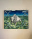 Original art for sale at UGallery.com | Eight of Swords II by Rachel Srinivasan | $2,000 | oil painting | 36' h x 48' w | thumbnail 3
