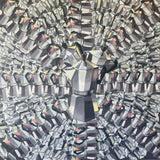 Original art for sale at UGallery.com | Merlin Coffee by Rachel Srinivasan | $1,800 | oil painting | 36' h x 36' w | thumbnail 1