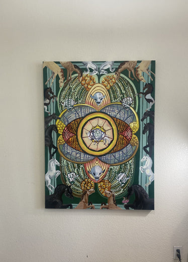 Seven of Pentacles by Rachel Srinivasan |  Context View of Artwork 