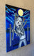 Original art for sale at UGallery.com | Seven of Swords by Rachel Srinivasan | $2,000 | oil painting | 48' h x 36' w | thumbnail 2