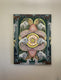Original art for sale at UGallery.com | Six of Pentacles by Rachel Srinivasan | $2,000 | oil painting | 48' h x 36' w | thumbnail 3
