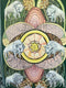 Original art for sale at UGallery.com | Six of Pentacles by Rachel Srinivasan | $2,000 | oil painting | 48' h x 36' w | thumbnail 4