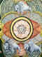 Original art for sale at UGallery.com | Three of Pentacles by Rachel Srinivasan | $2,000 | oil painting | 48' h x 36' w | thumbnail 4