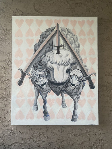 Three of Swords by Rachel Srinivasan |  Context View of Artwork 