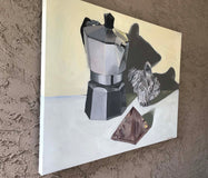 Original art for sale at UGallery.com | The Rainbow by Rachel Srinivasan | $1,500 | oil painting | 30' h x 40' w | thumbnail 2