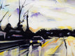 Original art for sale at UGallery.com | Rain Break by Chris Wagner | $1,700 | acrylic painting | 24' h x 36' w | thumbnail 4