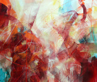 Original art for sale at UGallery.com | Raraskadeedle by Courtney Jacobs | $3,500 | acrylic painting | 48' h x 58' w | thumbnail 1