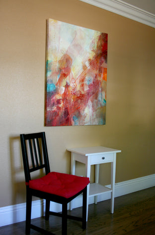 Original art for sale at UGallery.com | Raraskadoot by Courtney Jacobs | $1,750 | acrylic painting | 42' h x 30' w | photo 2