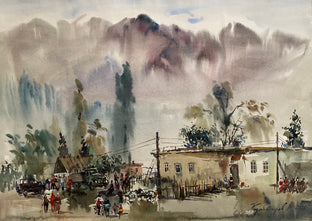 Small Village by Rashid Kulbatyrov |  Artwork Main Image 