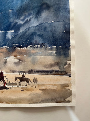 Camels by Rashid Kulbatyrov |   Closeup View of Artwork 