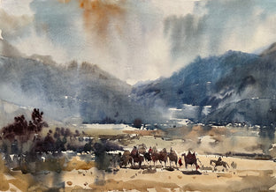 Camels by Rashid Kulbatyrov |  Artwork Main Image 