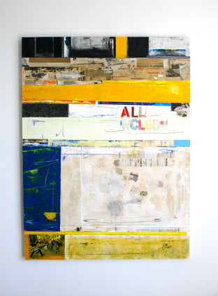 Original art for sale at UGallery.com | All Included by Juan Gabriel Perez Botero aka JUGA | $1,050 | mixed media artwork | 29.5' h x 21.7' w | photo 3