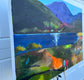 Original art for sale at UGallery.com | Brillant Lake Sunshine by Rebecca Klementovich | $1,400 | acrylic painting | 24' h x 36' w | thumbnail 2