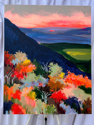 Dawn Over the Foliage by Rebecca Klementovich |  Context View of Artwork 
