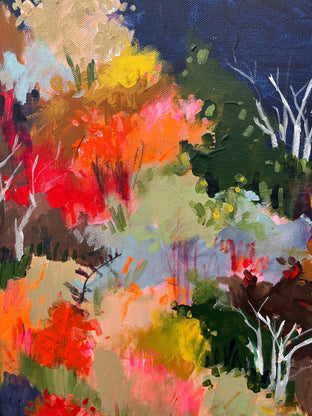 Dawn Over the Foliage by Rebecca Klementovich |   Closeup View of Artwork 