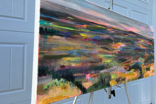 Original art for sale at UGallery.com | Morning Walk by Rebecca Klementovich | $1,375 | acrylic painting | 16' h x 40' w | photo 2