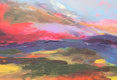 Original art for sale at UGallery.com | Mountains Outstretched by Rebecca Klementovich | $850 | acrylic painting | 12' h x 36' w | thumbnail 4