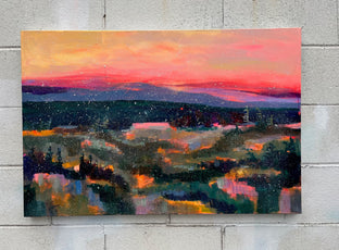 Snowdream by Rebecca Klementovich |  Side View of Artwork 