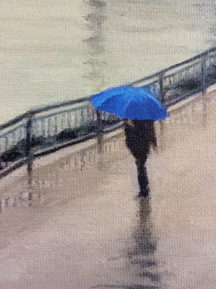Red Hook, in the Rain by Nick Savides |  Closeup View of Artwork 