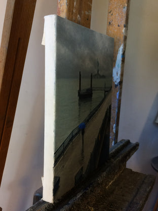 Red Hook, in the Rain by Nick Savides |  Side View of Artwork 