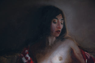 Red Kimono by John Kelly |   Closeup View of Artwork 