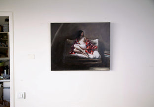 Original art for sale at UGallery.com | Red Kimono by John Kelly | $2,850 | oil painting | 23.5' h x 28.75' w | photo 3