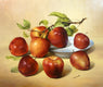 Original art for sale at UGallery.com | Dancing Apples by Nikolay Rizhankov | $2,150 | oil painting | 20' h x 24' w | thumbnail 1
