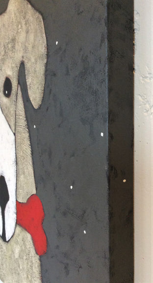 Original art for sale at UGallery.com | Redbone by Jaime Ellsworth | $1,400 | acrylic painting | 24' h x 24' w | photo 2