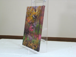Original art for sale at UGallery.com | Redbud Spring by Suzanne Massion | $325 | oil painting | 14' h x 11' w | photo 2