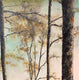 Original art for sale at UGallery.com | Red Pond Trees by Candice Eisenfeld | $4,200 | acrylic painting | 36' h x 36' w | thumbnail 4
