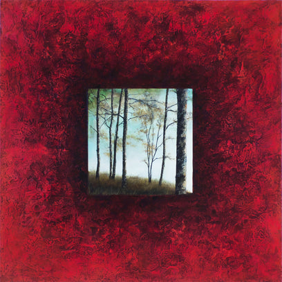 Red Pond Trees by Candice Eisenfeld | Artwork Main Image