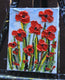 Original art for sale at UGallery.com | Poppies of Summer by Lisa Elley | $300 | oil painting | 10' h x 8' w | thumbnail 3