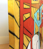 Original art for sale at UGallery.com | Red Wine by Jaime Ellsworth | $3,275 | acrylic painting | 30' h x 40' w | thumbnail 2