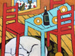 Original art for sale at UGallery.com | Red Wine by Jaime Ellsworth | $3,275 | acrylic painting | 30' h x 40' w | thumbnail 1