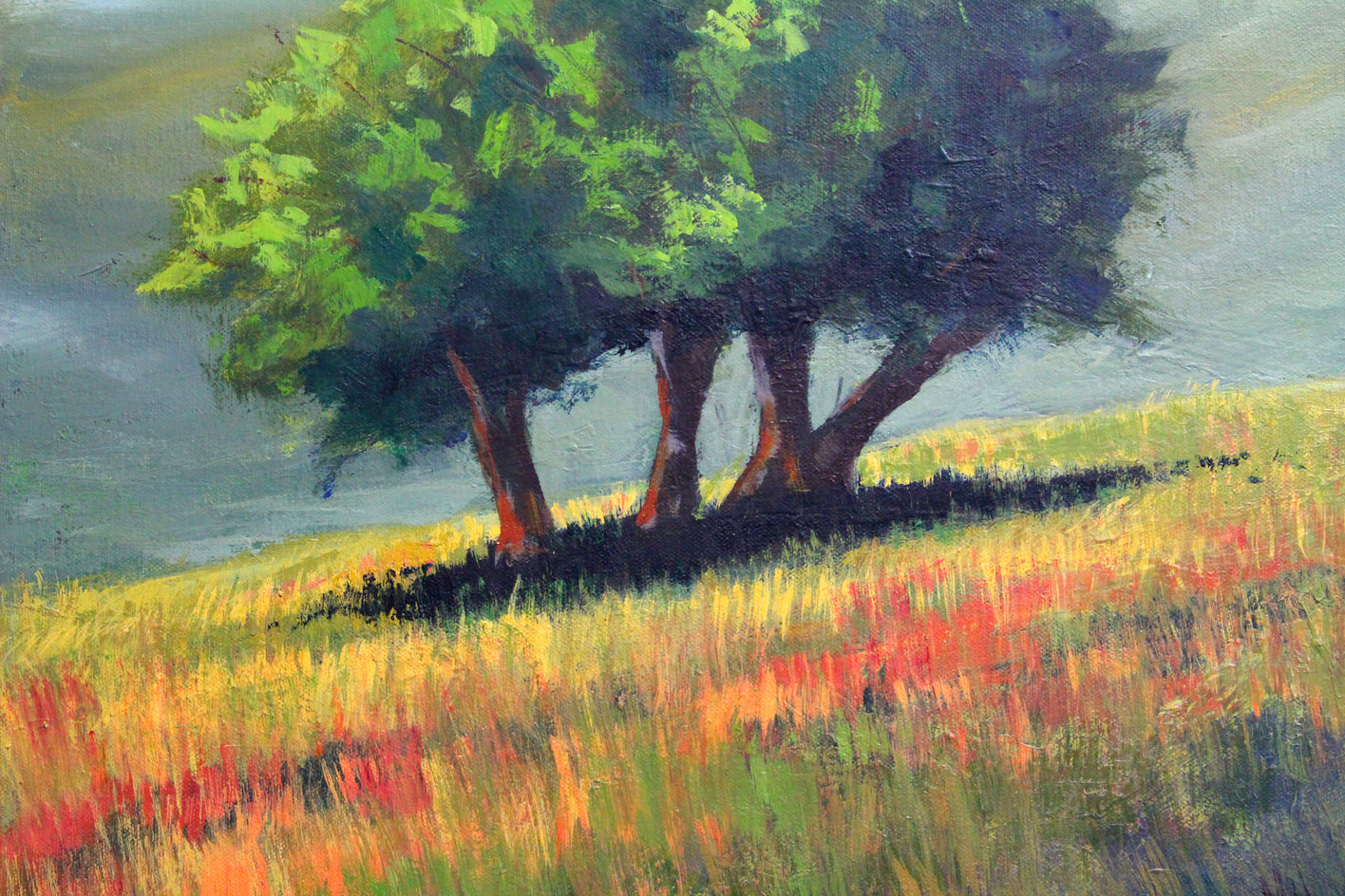 Respite by Nancy Merkle |  Closeup View of Artwork 