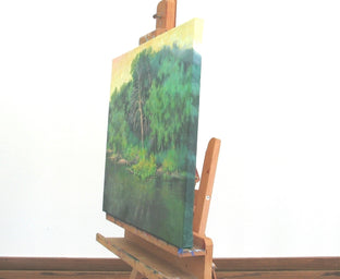 River Sentinel by Suzanne Massion |  Side View of Artwork 