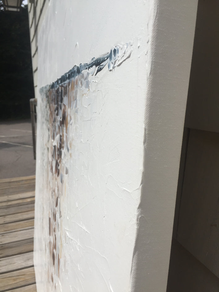 First Sign of Spring by Ruth LaGue |  Side View of Artwork 