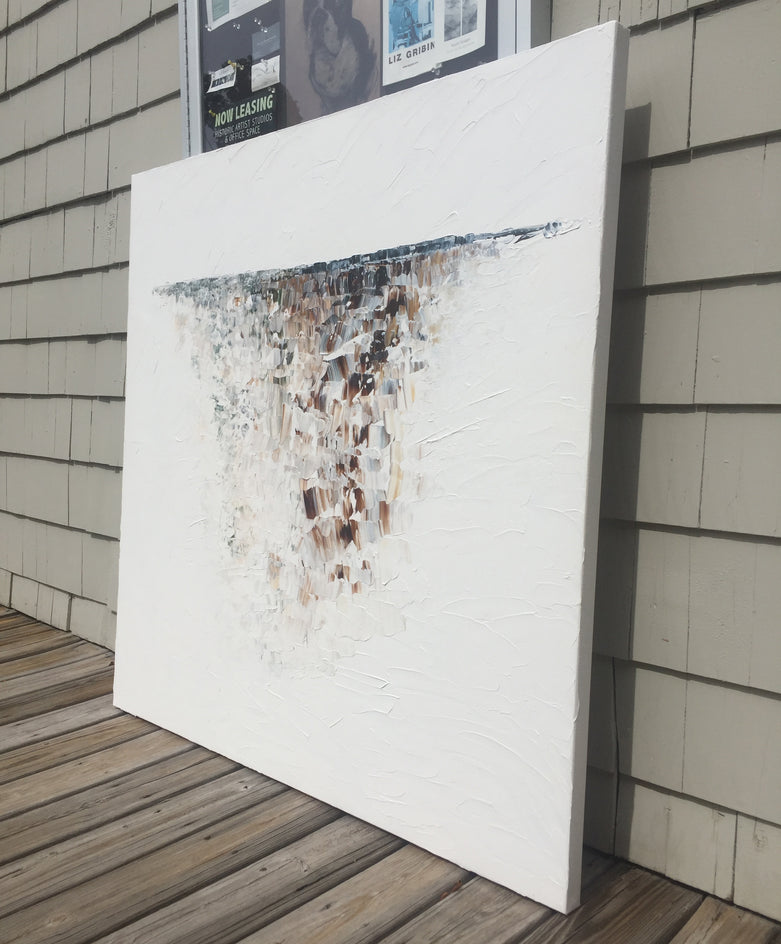 First Sign of Spring by Ruth LaGue |  Closeup View of Artwork 