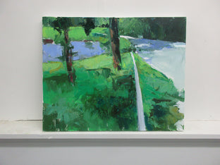 Original art for sale at UGallery.com | Roadside, Vermont by Janet Dyer | $750 | acrylic painting | 16' h x 20' w | photo 3
