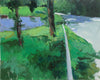 Original art for sale at UGallery.com | Roadside, Vermont by Janet Dyer | $750 | acrylic painting | 16' h x 20' w | thumbnail 1