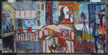 Original art for sale at UGallery.com | Belsize by Robert Hofherr | $1,800 | acrylic painting | 18' h x 36' w | thumbnail 3