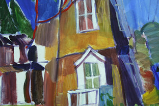 Original art for sale at UGallery.com | Castle Hill by Robert Hofherr | $1,675 | acrylic painting | 24' h x 30' w | photo 4