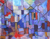 Original art for sale at UGallery.com | Derelict Cottages by Robert Hofherr | $1,375 | acrylic painting | 22' h x 28' w | thumbnail 1
