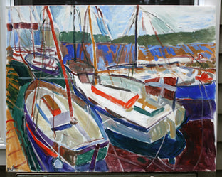 Original art for sale at UGallery.com | Falmouth by Robert Hofherr | $1,475 | acrylic painting | 24' h x 30' w | photo 3
